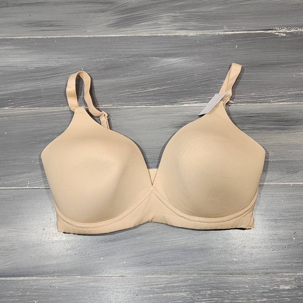 Motherhood Maternity Full Support Wireless Clip-Down Nursing Bra 34DDD Nude Flaw